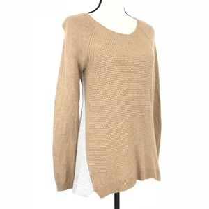 ANN TAYLOR LOFT Cable Knit Merino Wool Sweater